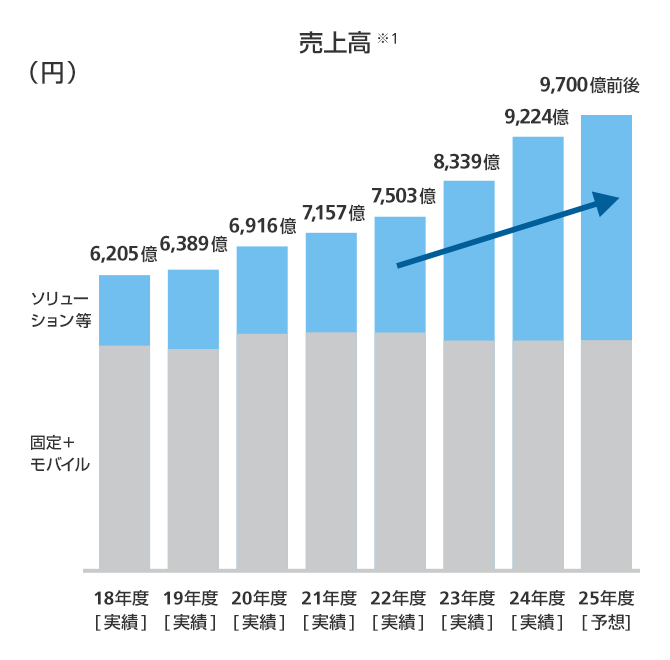 ソリューション等売上高