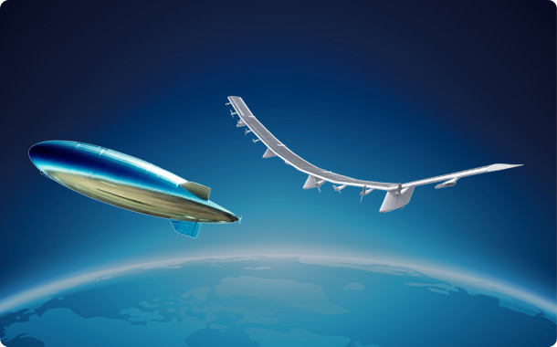 Stratospheric communication platform HAPS (High Altitude Platform Station)