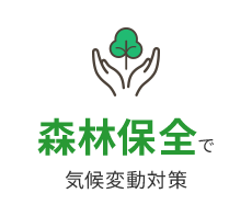 森林保全で気候変動対策