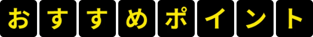 おすすめポイント