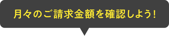 月々のご請求金額を確認しよう！