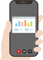 おすすめポイント1 資料を見ながら 説明を受けられる！