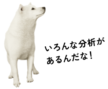 いろんな分析があるんだな！