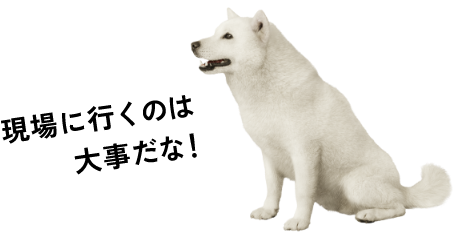 現場に行くのは大事だな！