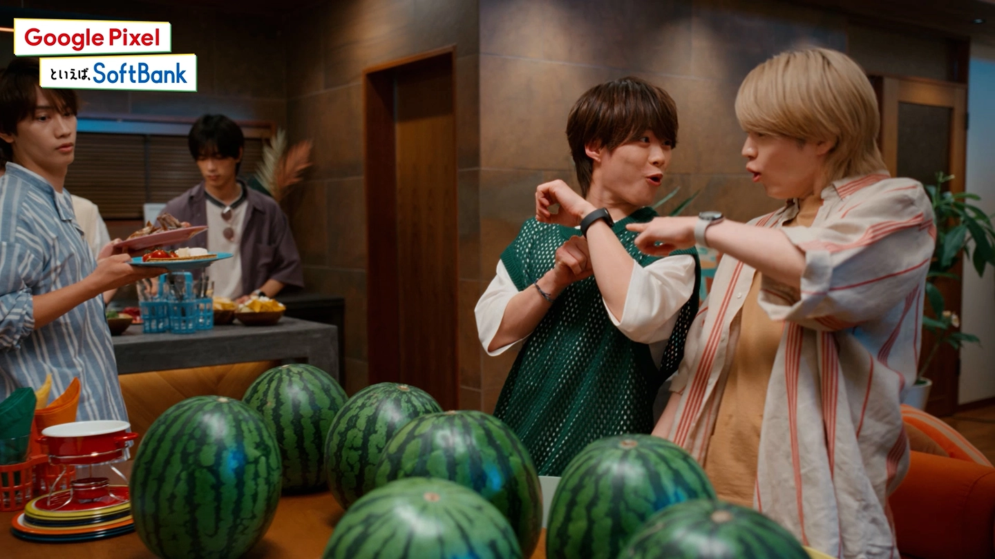 ソフトバンク × Google Pixel「なにわ男子、超接近旅」